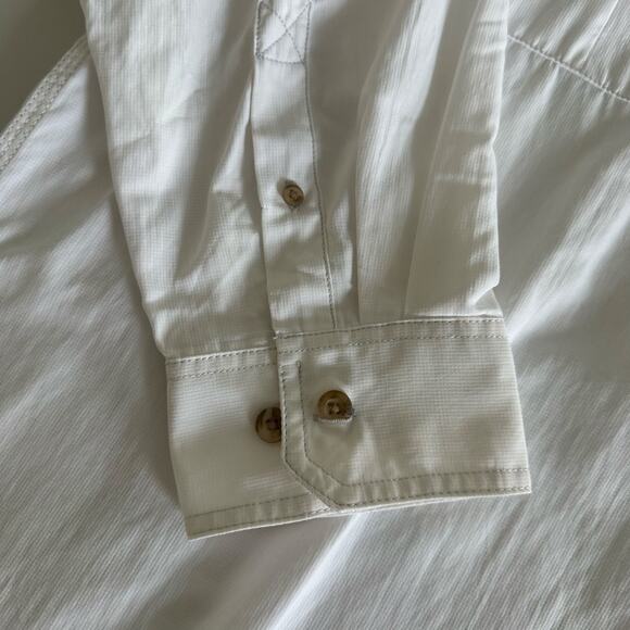 G.H. Bass & Co. Button Down Shirt White Big & Tall XXL UPF 50 - Picture 3 of 12